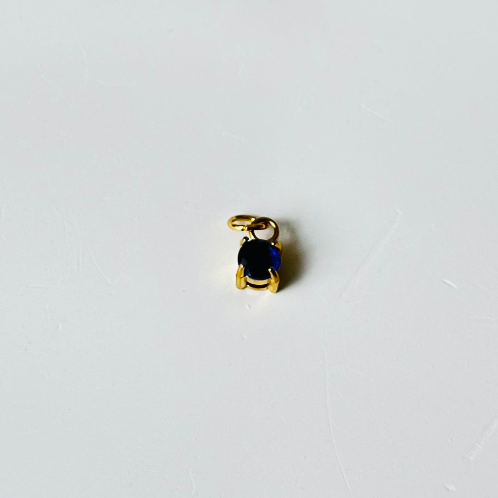 Royal Blue Stone Charm Only