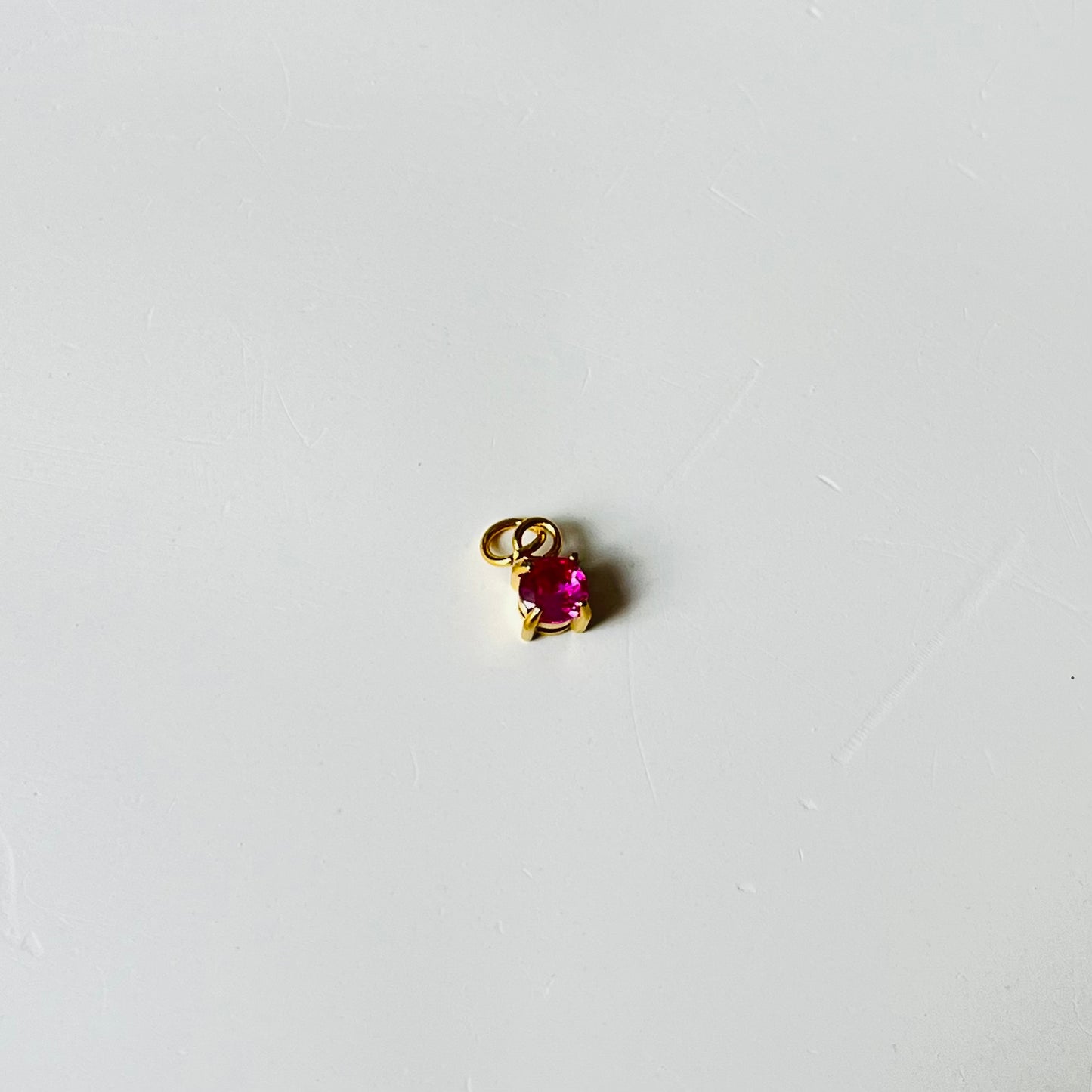 Pink Stone Charm Only
