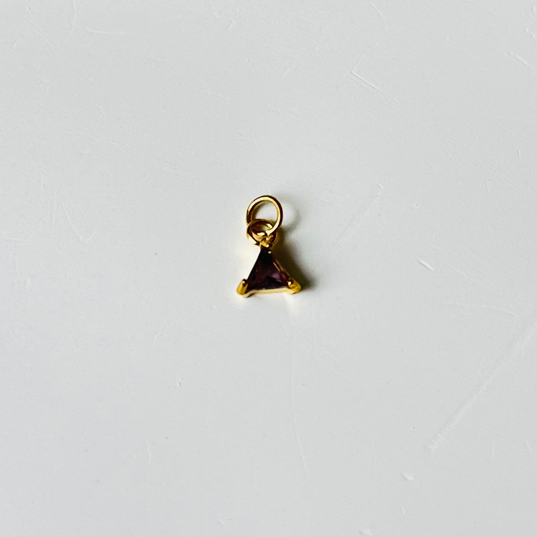 Purple Stone Charm Only