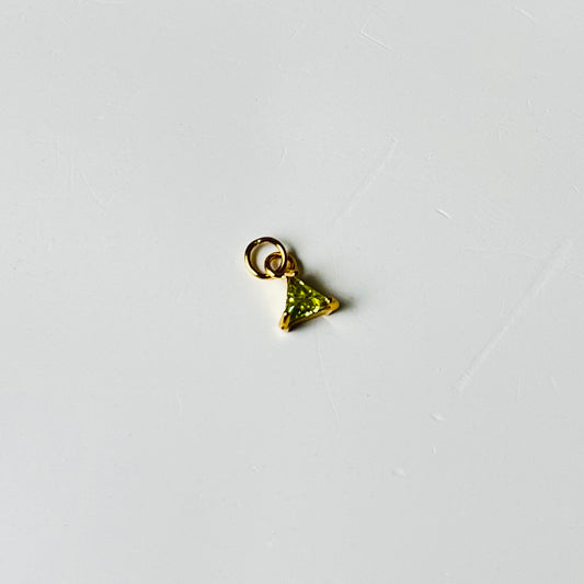 Lemon Green Stone Charm Only