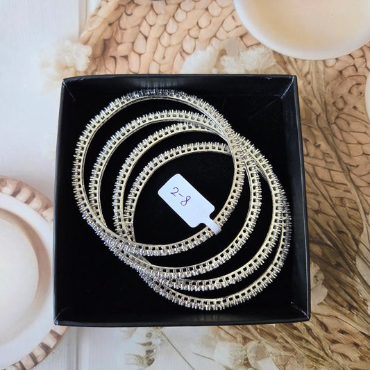 Set of 4 AD Sleek Bangles