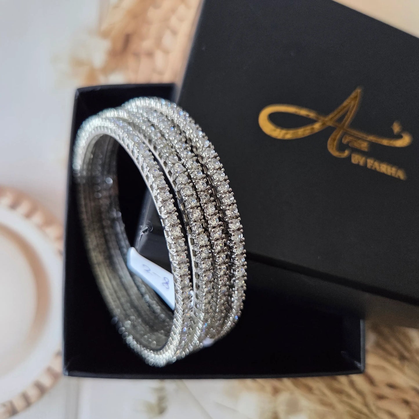 Set of 4 AD Sleek Bangles