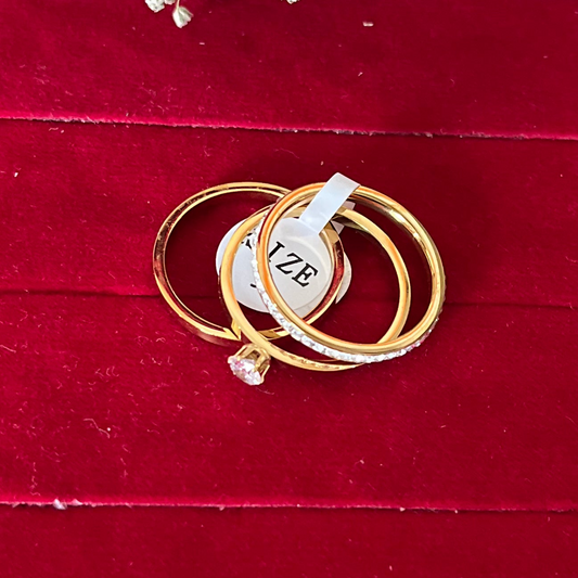 Set of 3 Stackable Ring