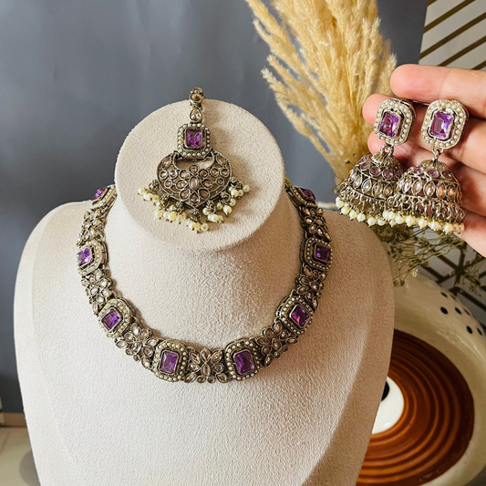Levender Sleek Necklace Set