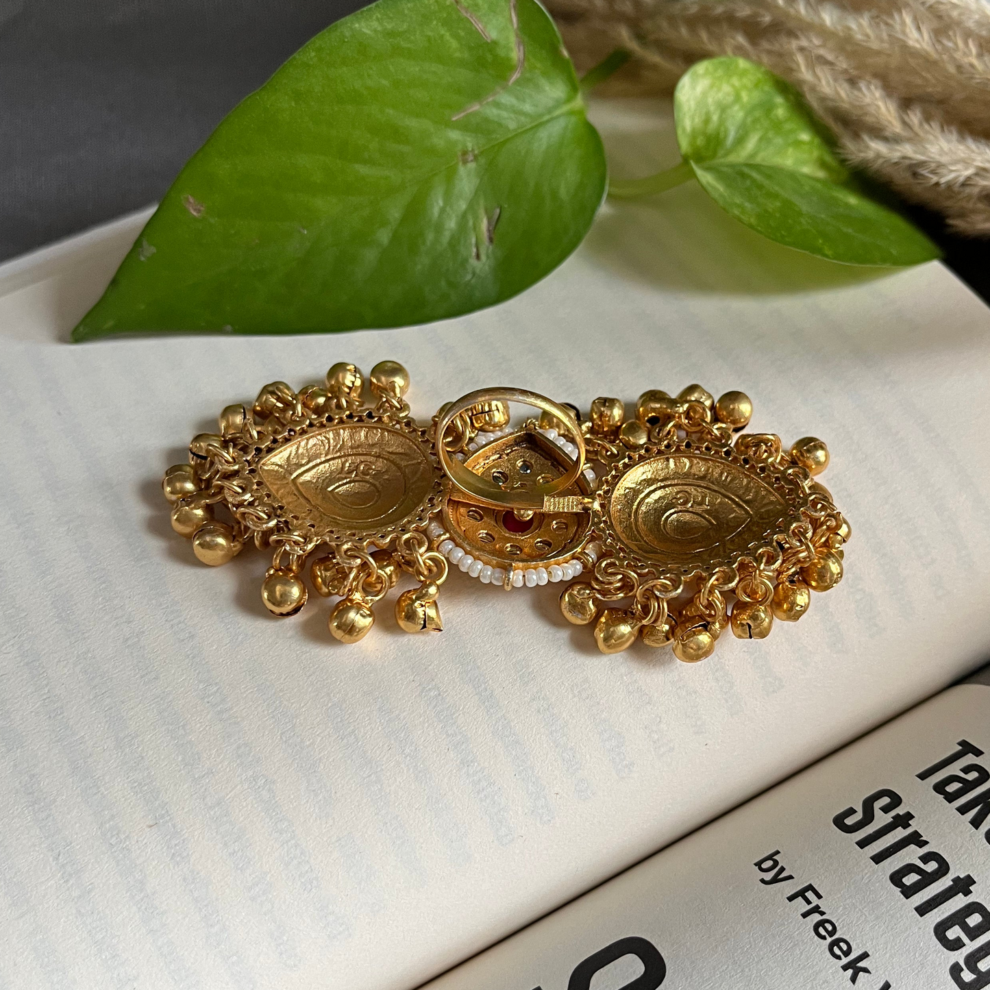 Kashmiri Ghungroo Statement Ring