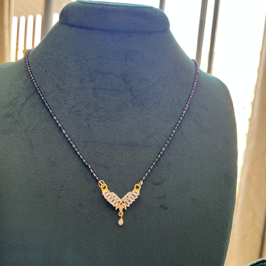 Zircon Mangalsutra Necklace Set