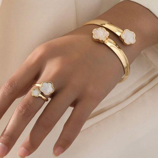 Set of 5 White Clover Combo