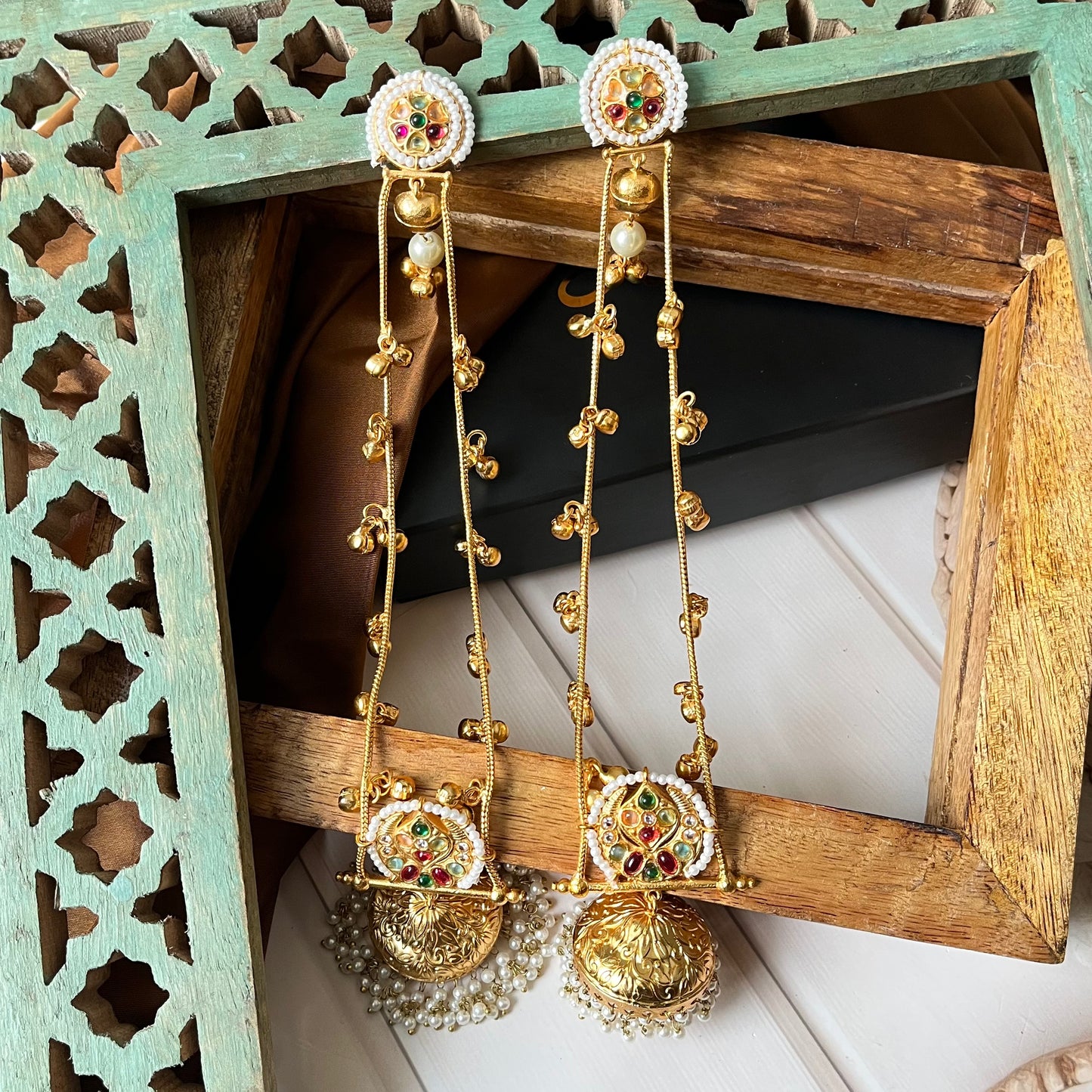 Statement Kashmiri Earrings