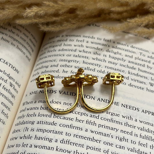 Peacock Stone Statement Ring