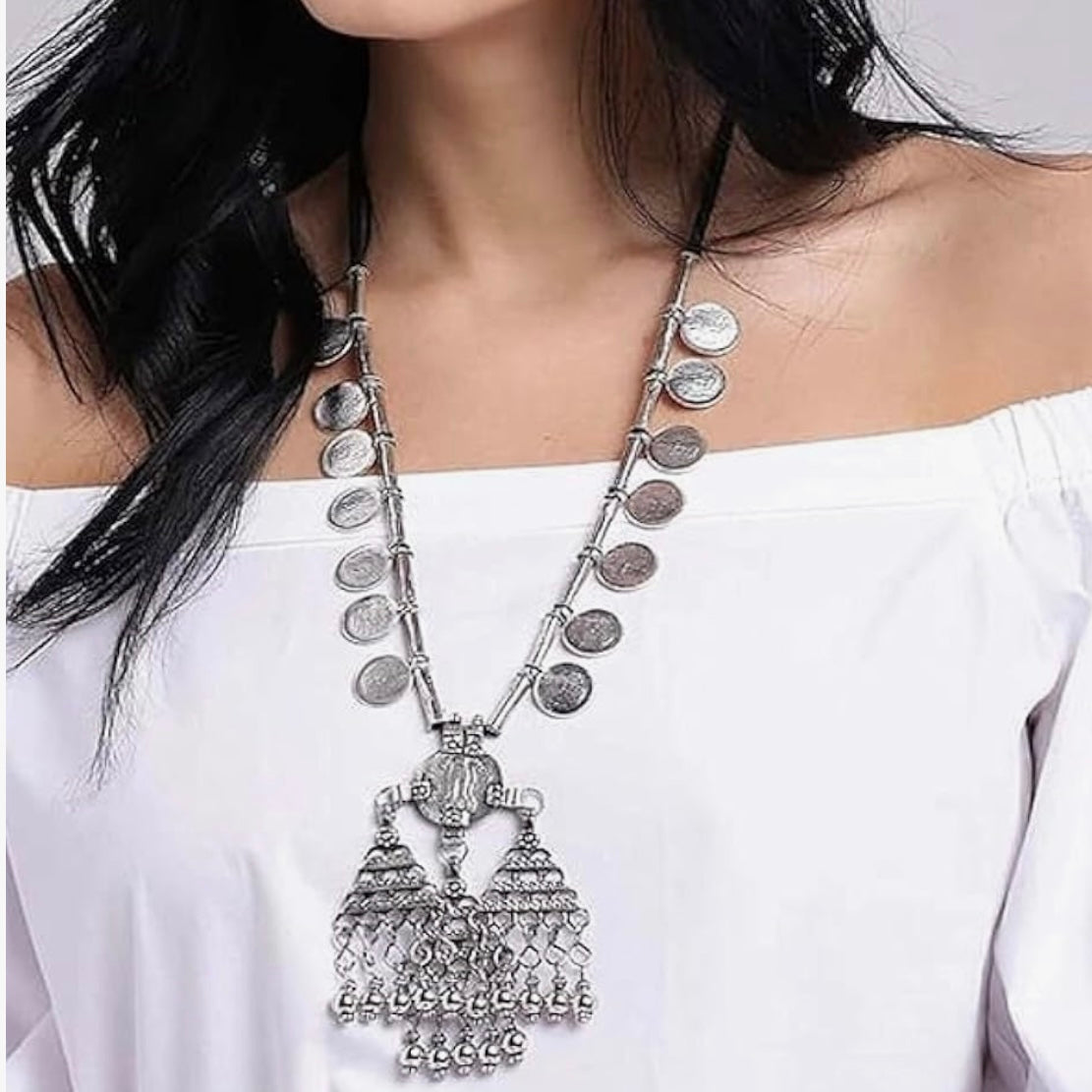 Afghani Brass Necklace Set