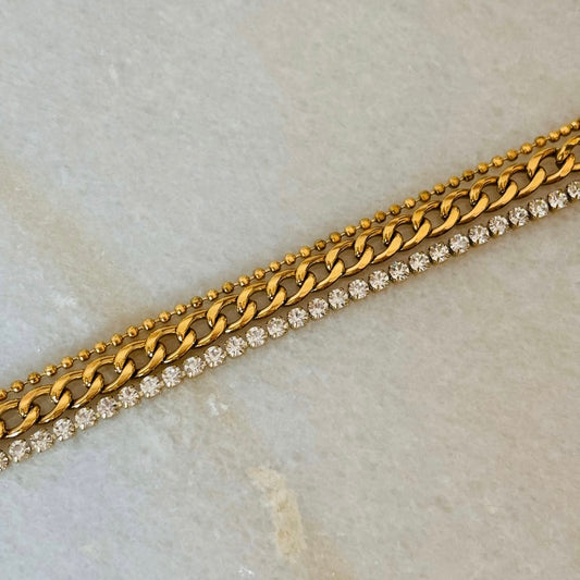 3 Layer Chain Bracelet