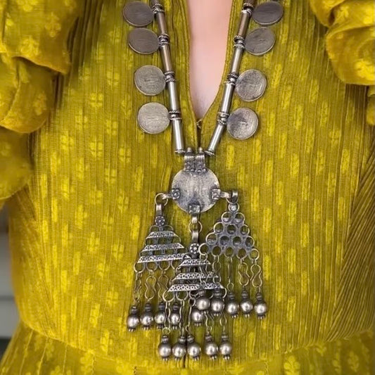 Afghani Brass Necklace Set