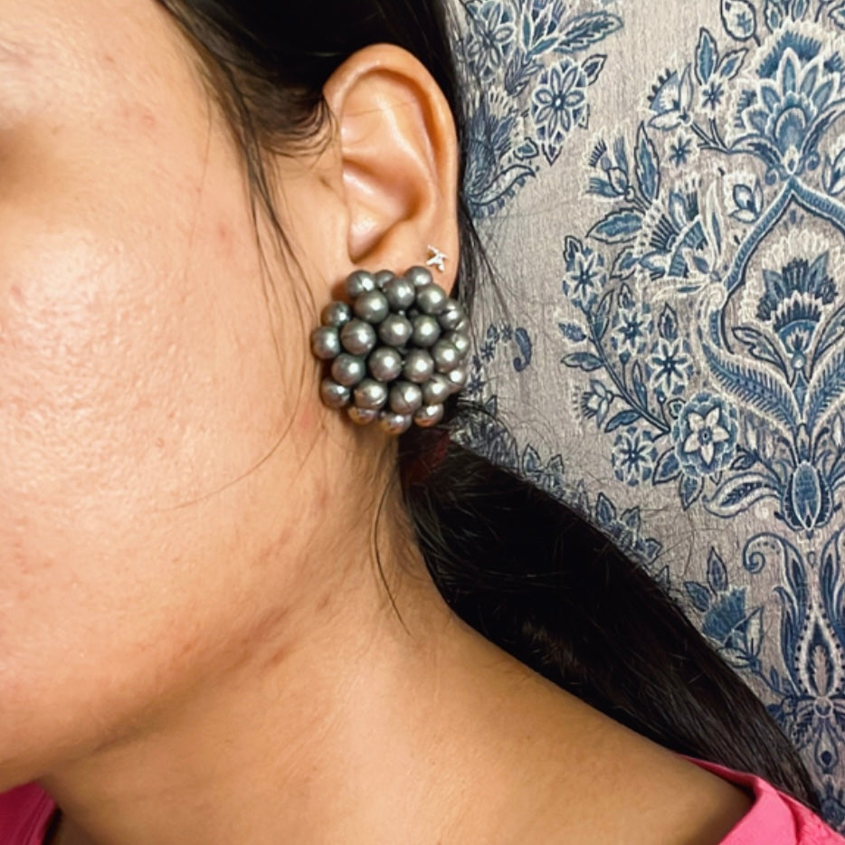 Ghungroo Studs & Finger Ring Combo