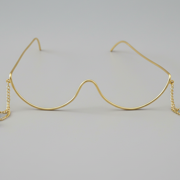 Gold Pearl Hanging Facelets