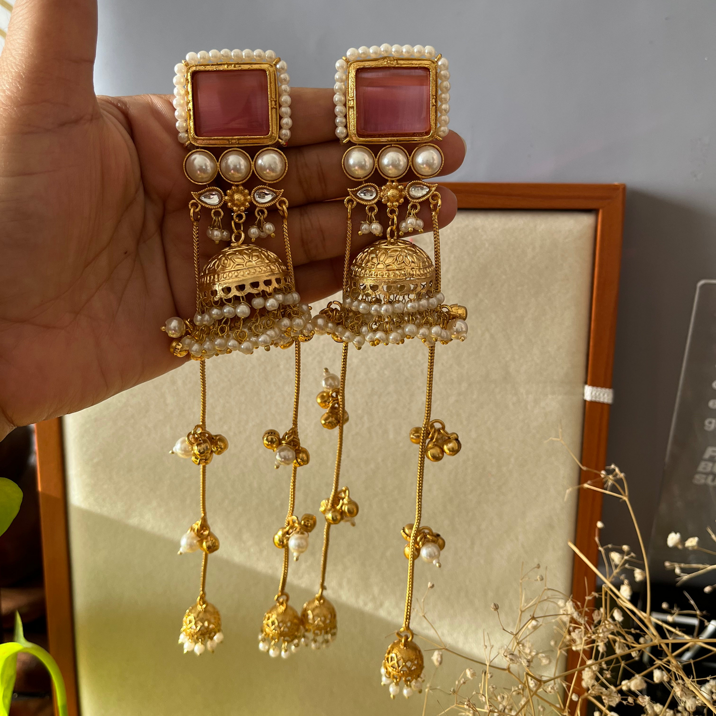 Kashmiri Ghungroo Jhumka Earrings