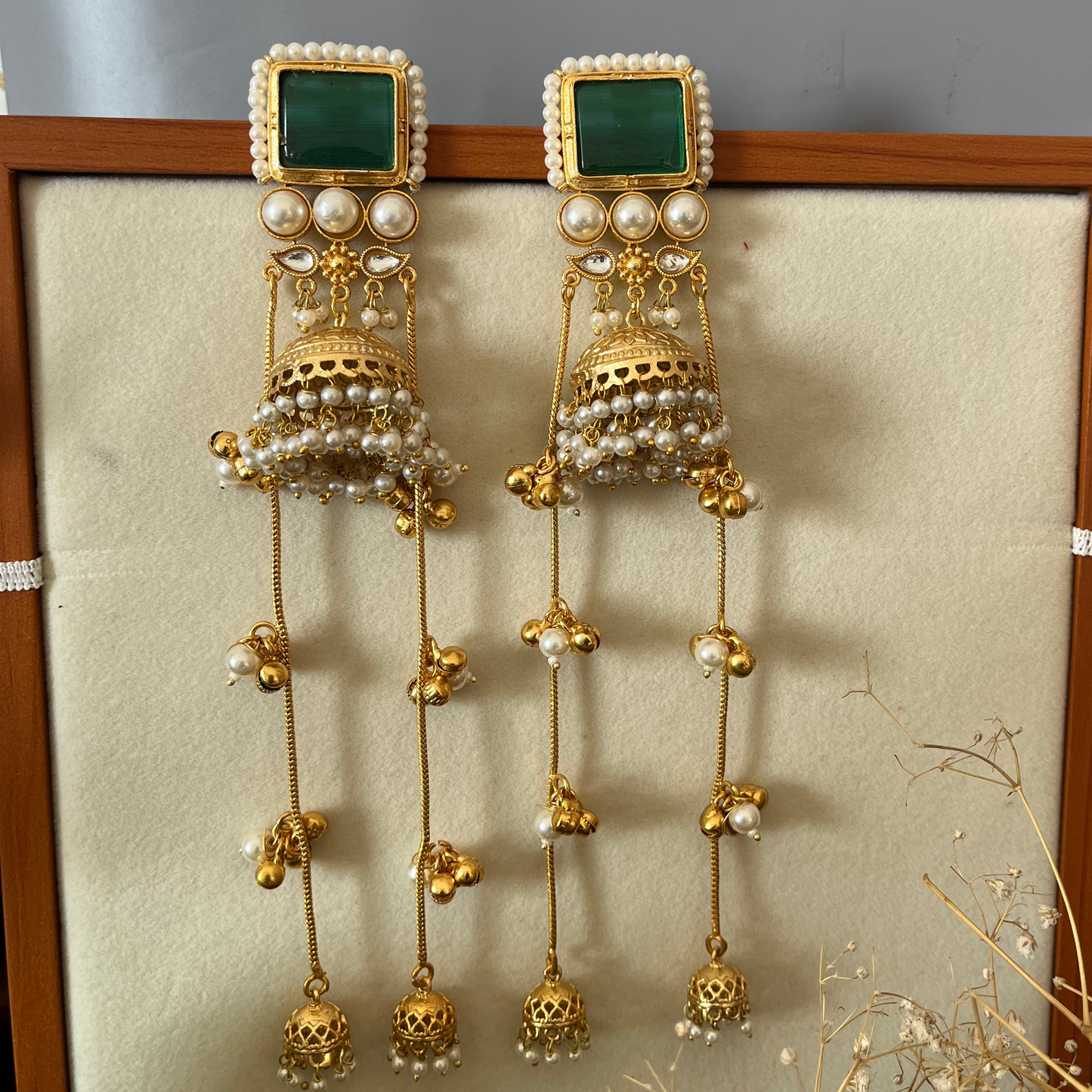 Kashmiri Ghungroo Jhumka Earrings