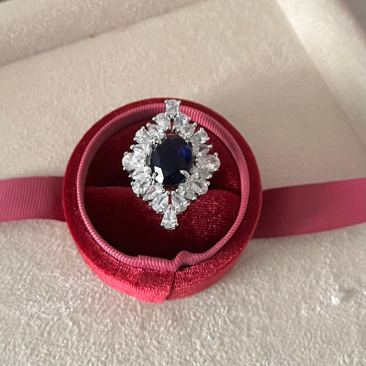 Blue Stone AD Ring