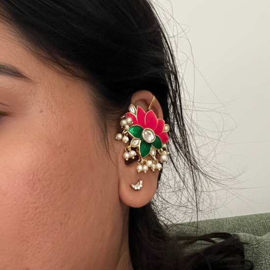 Lotus Bugadi Earrings