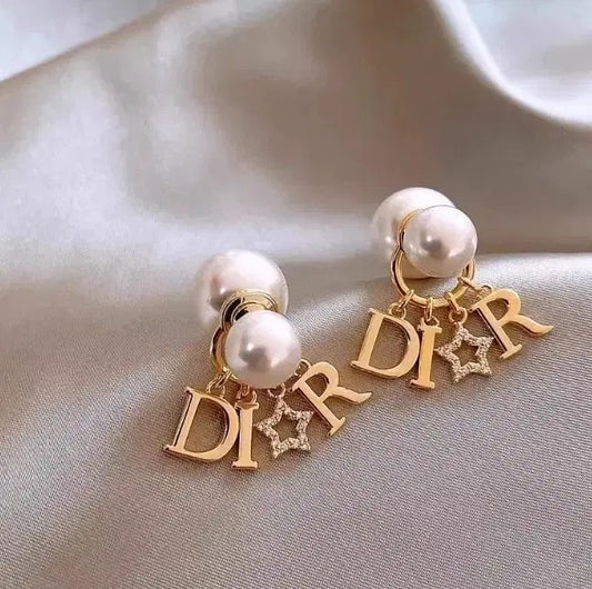 Brand Inspired Pearl Earrings