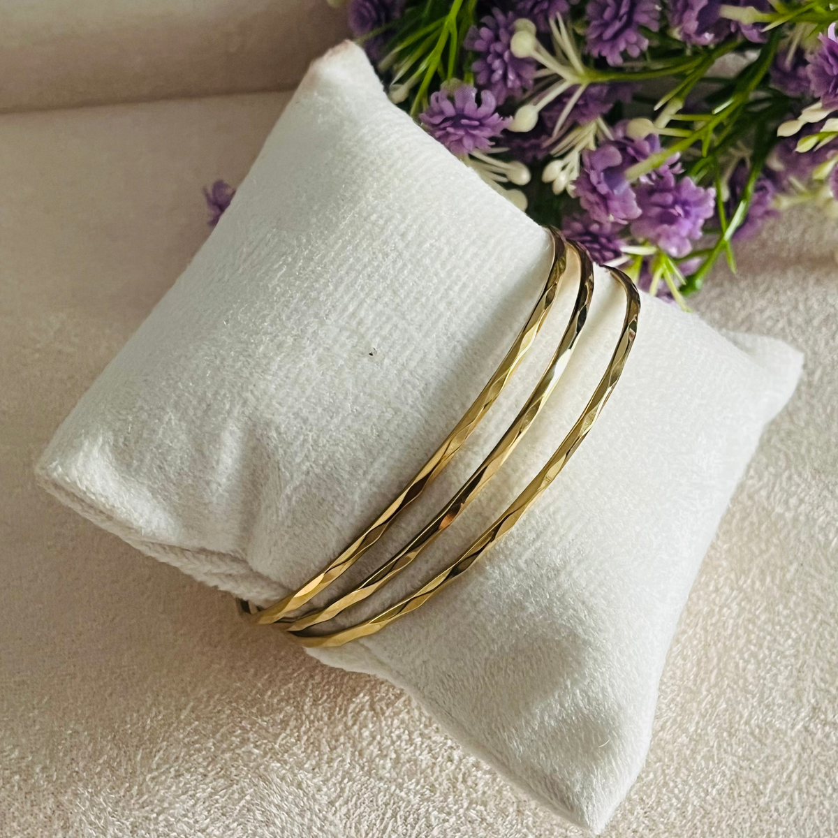 Set of 3 Gold Bangles