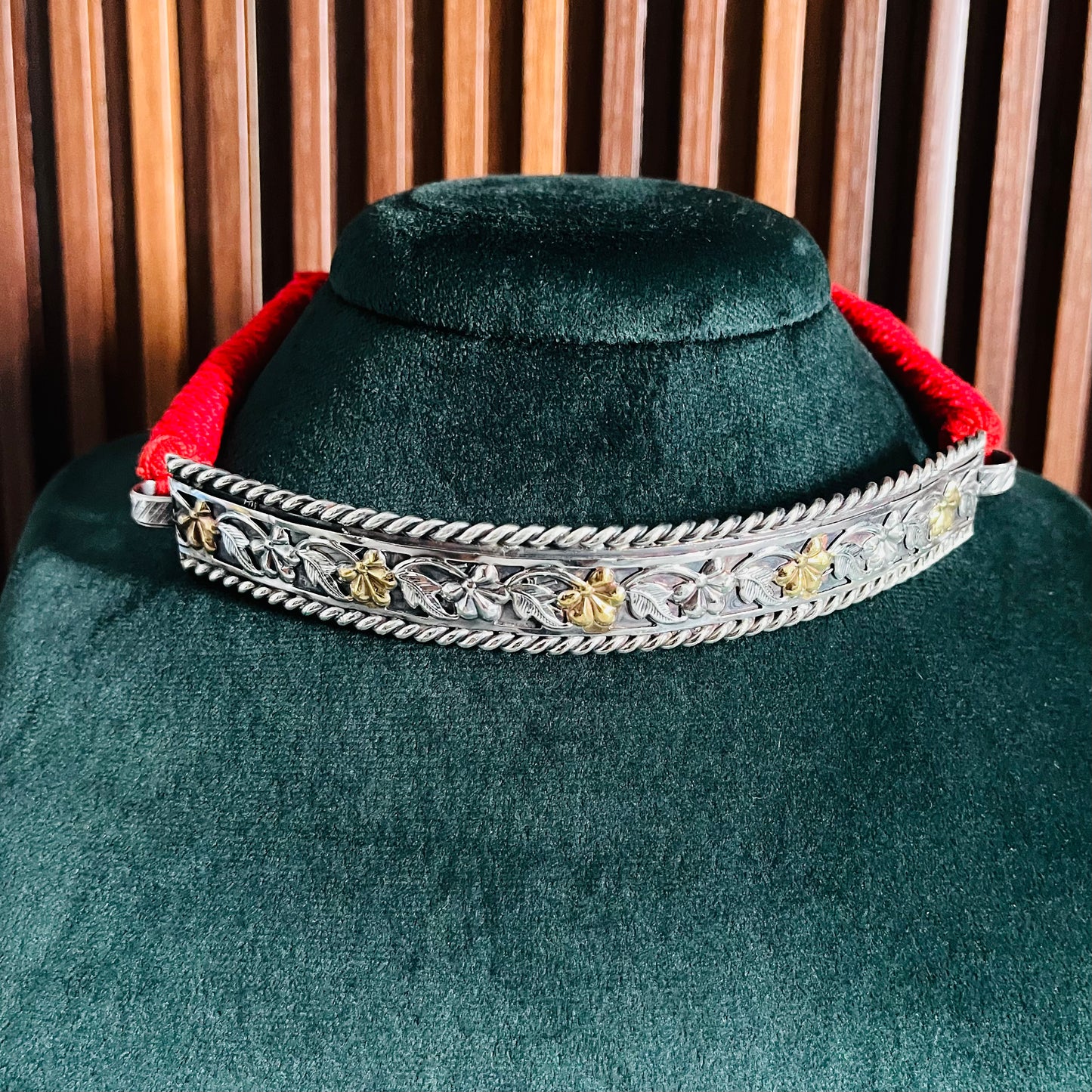 Dual Tone Silver Necklace