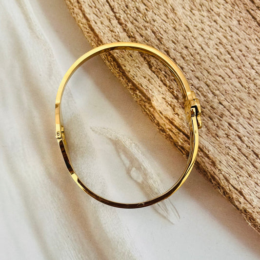 White Clover AD Studded Bracelet