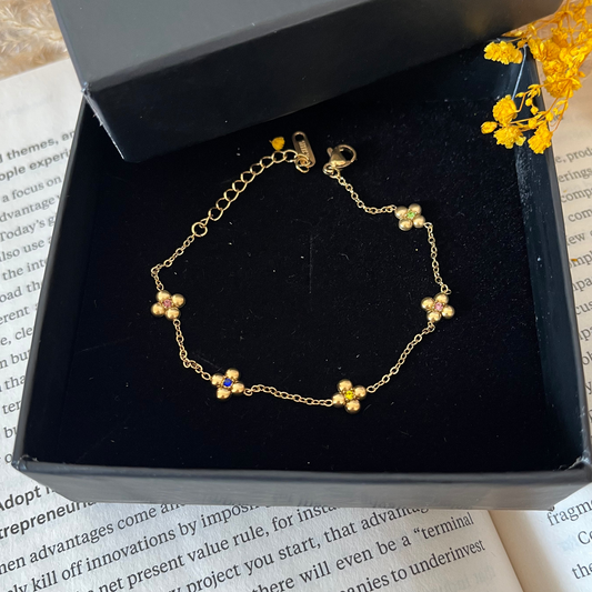 Dainty Gold Chain Bracelet