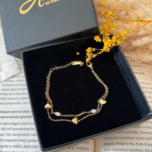 Lil Heart Chain Bracelet