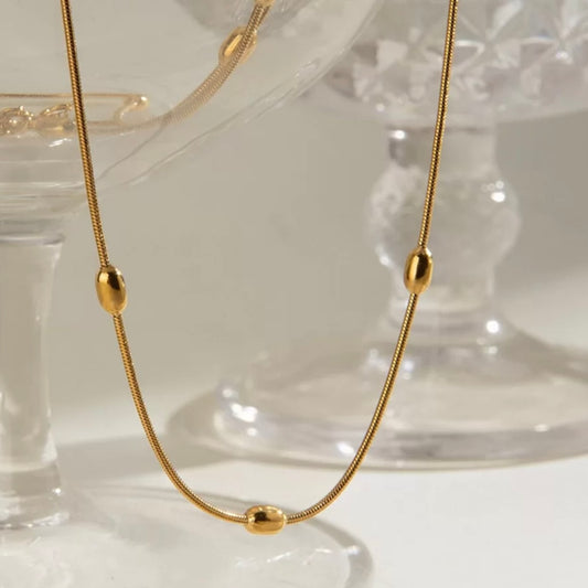 Gold Plated Chain Necklace