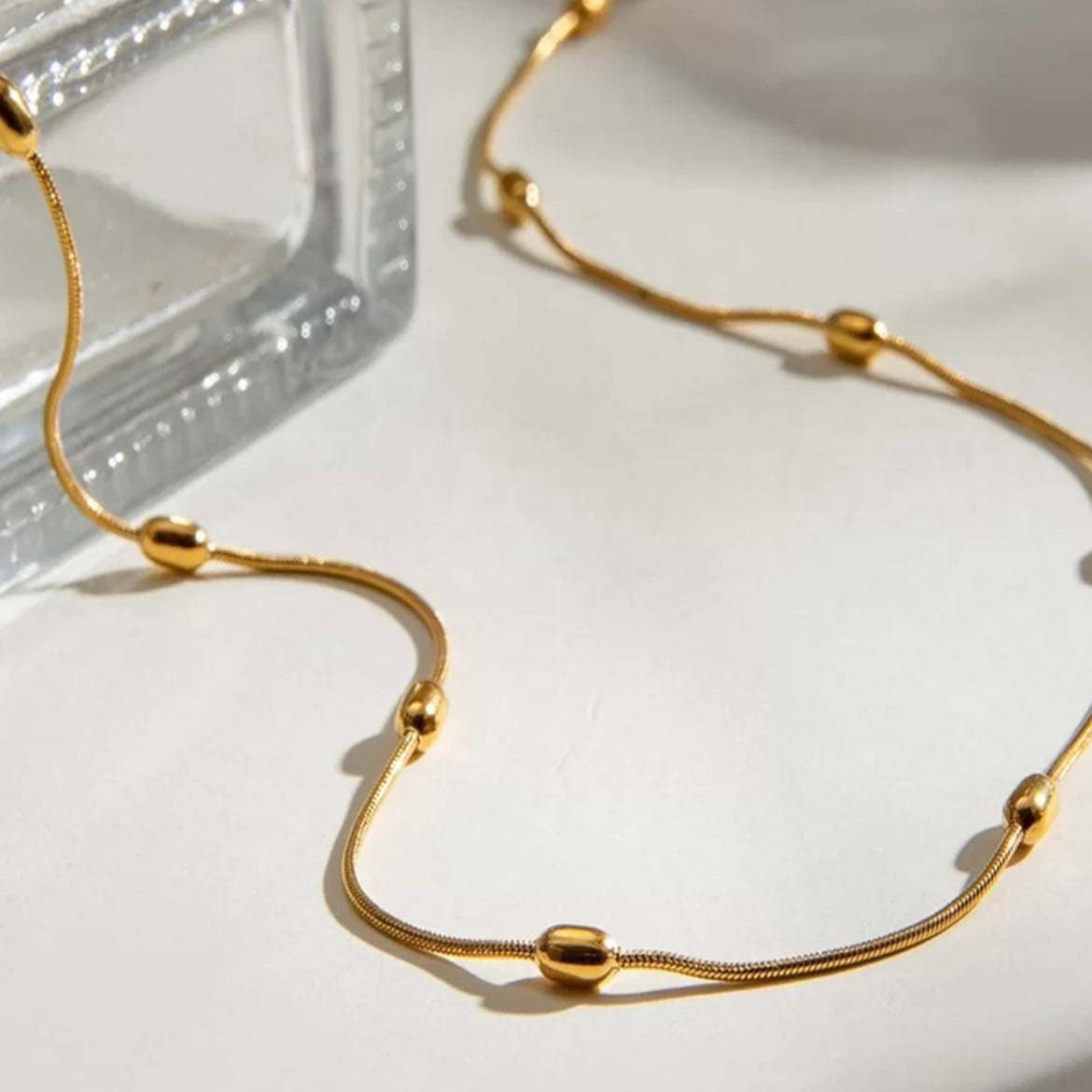 Gold Plated Chain Necklace
