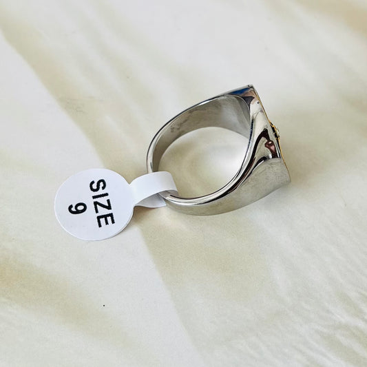 Dual Tone Direction Men's Ring