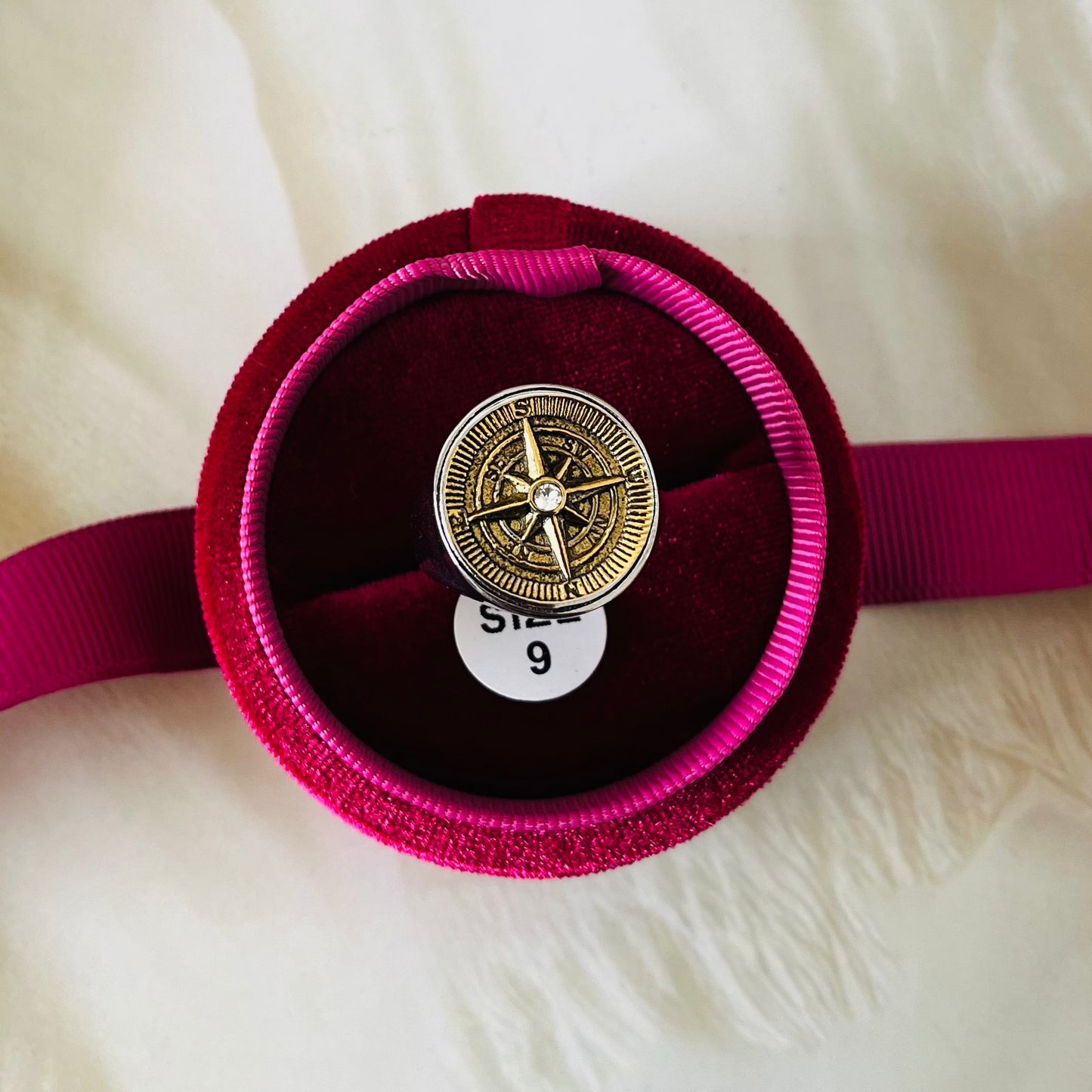 Dual Tone Direction Men's Ring