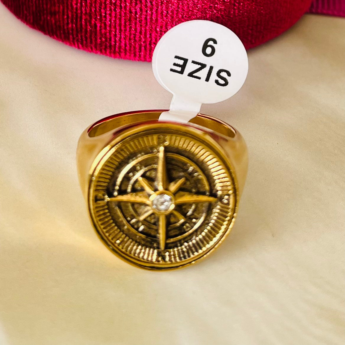Gold Direction Men's Ring