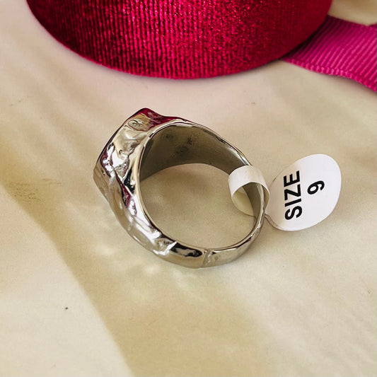 Black & Silver Men's Ring