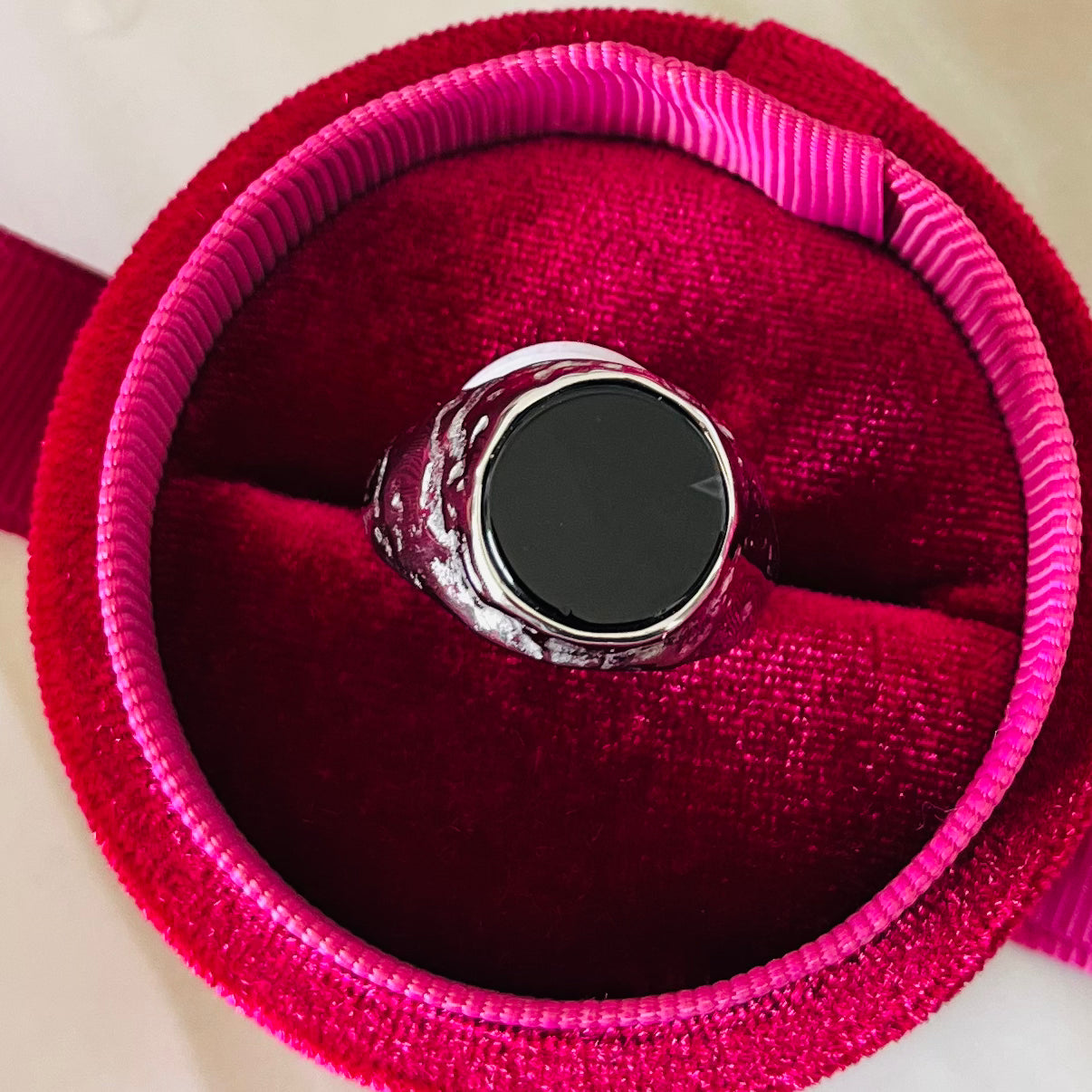 Black & Silver Men's Ring