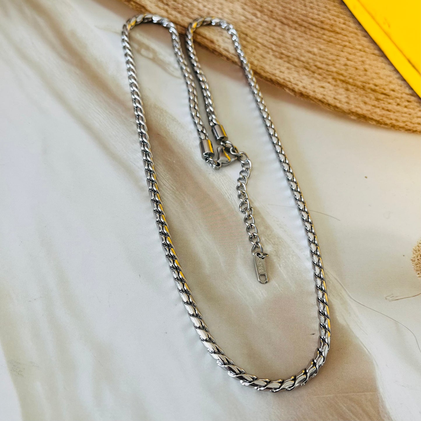 Silver Men's Chain Necklace