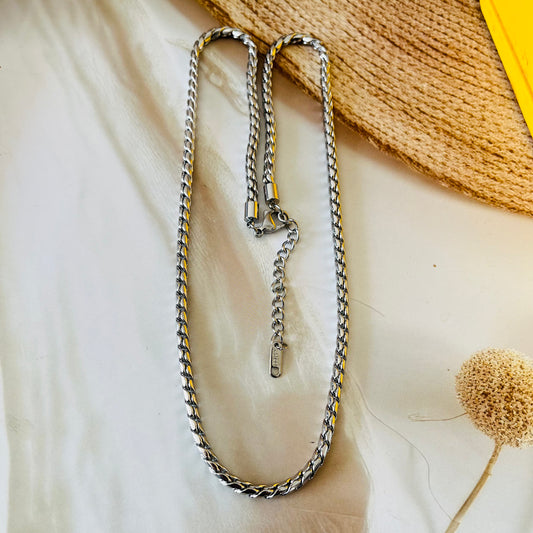 Silver Men's Chain Necklace