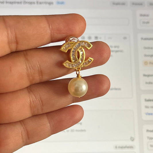 Brand Inspired Drops Earrings