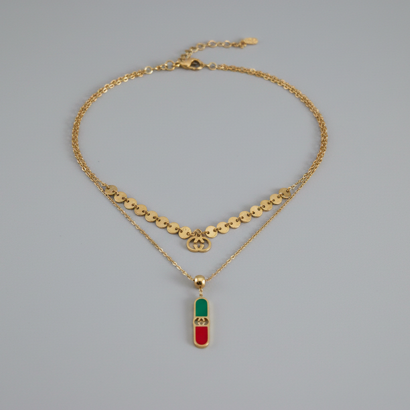 Brand Inspired Chain Necklace