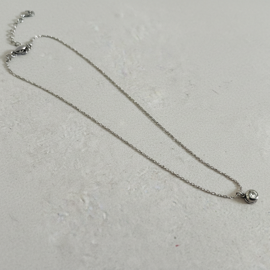 Silver Pendant Chain Necklace