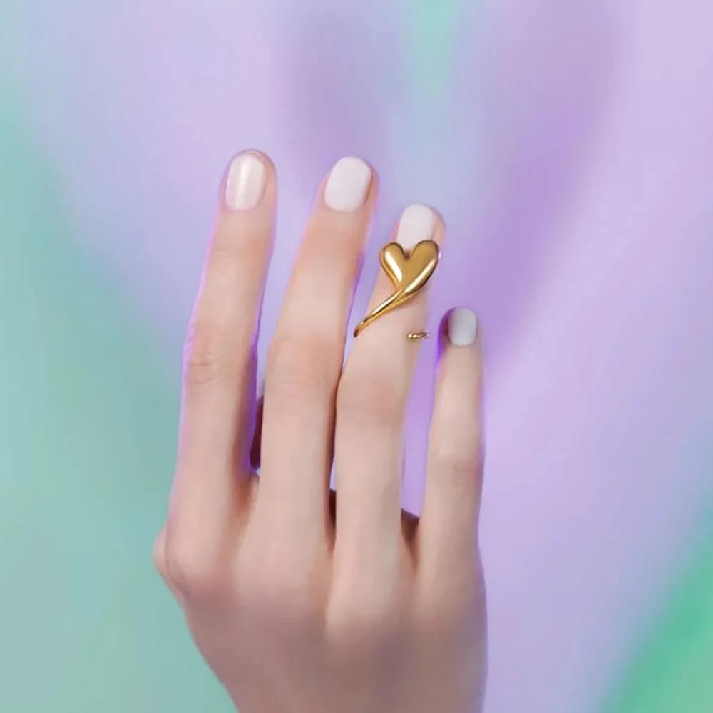 18k Gold Plated Heart Ring