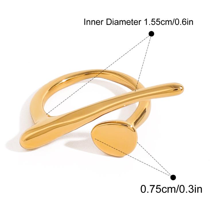 18k Gold Plated Ring