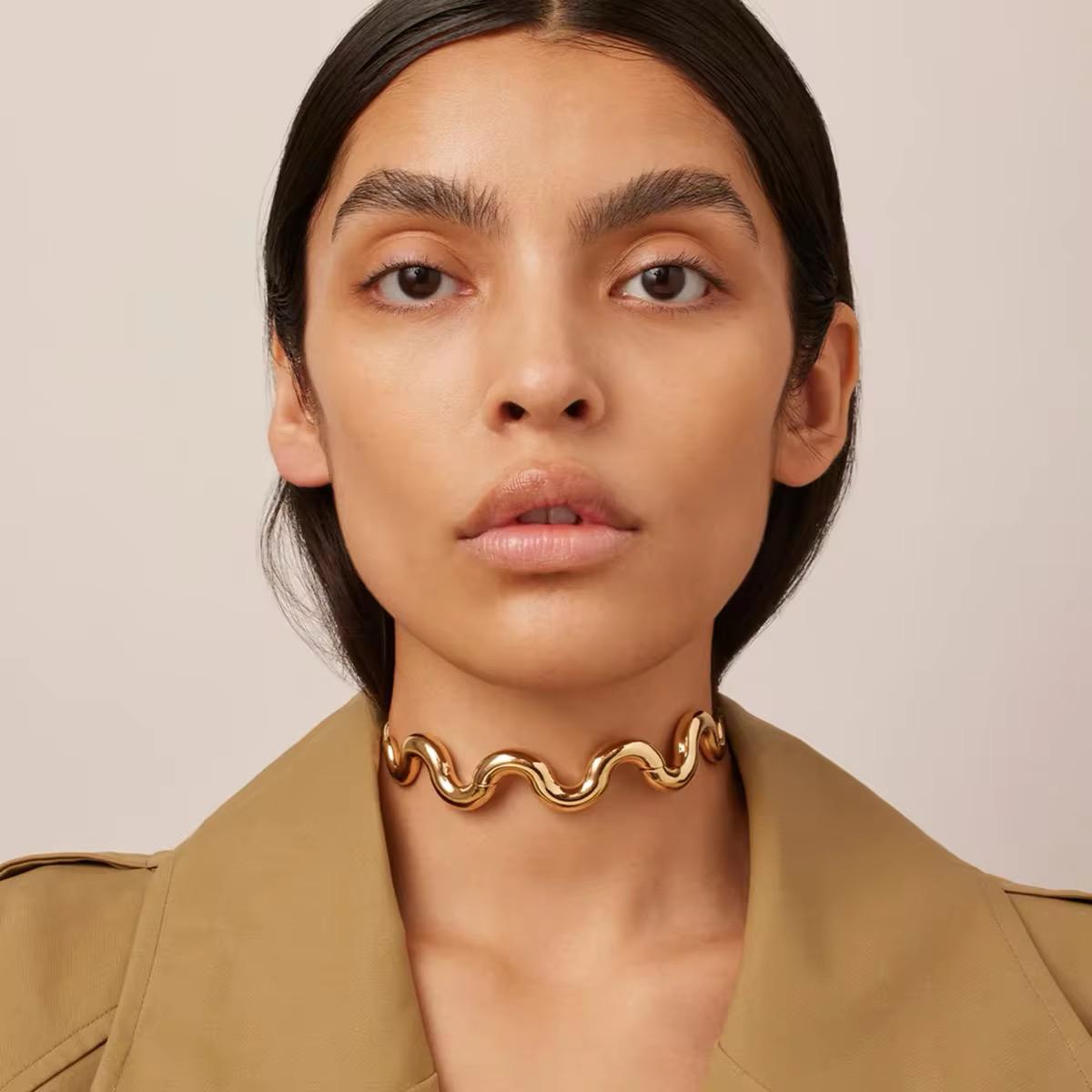 Mrunal Inspired Urban Weave Necklace