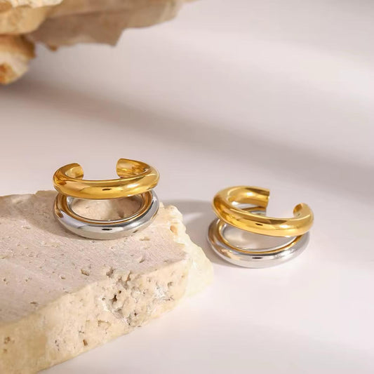Dual Tone Ear Cuffs