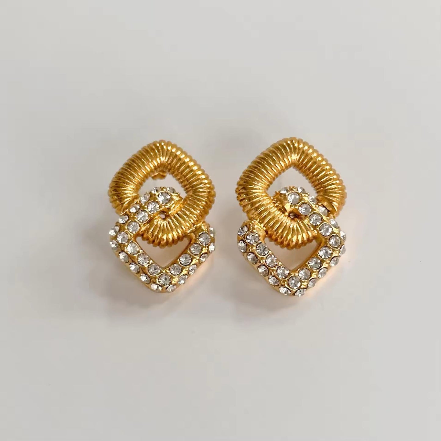 Luxe Zircon Square Earrings