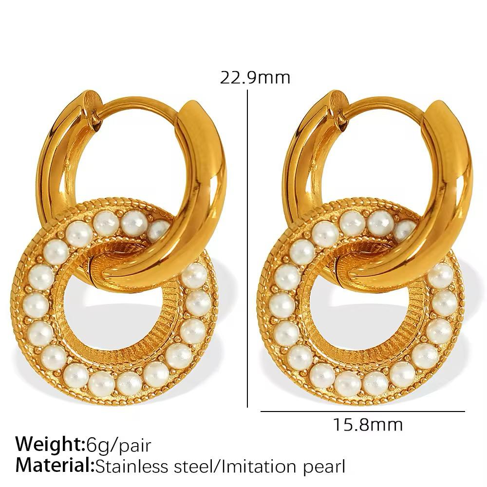 Luxe Ring Hoop Earrings