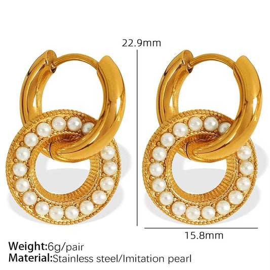 Luxe Ring Hoop Earrings