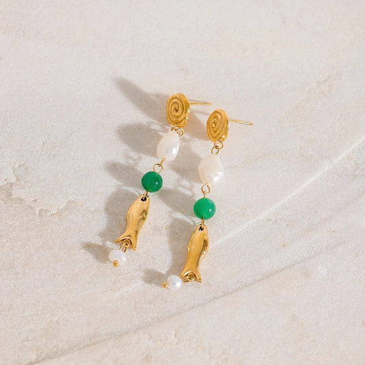 Fresh Water Pearl Drop Earrings