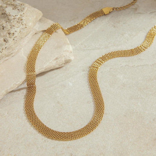 18k Gold Plated Chain Necklace