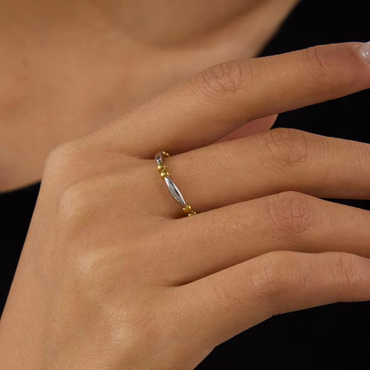 Dual Tone Band Ring